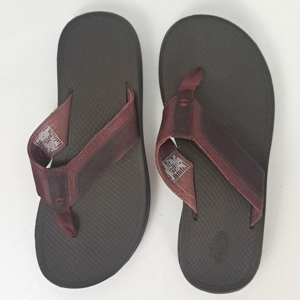 Chaco Playa Pro leather all terrain flip flop sandal in Spice sz9 men